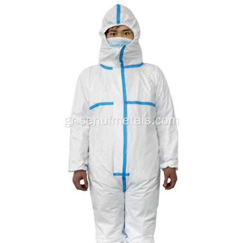 ppe full body isolation protection suit μίας χρήσης ολόσωμη φόρμα